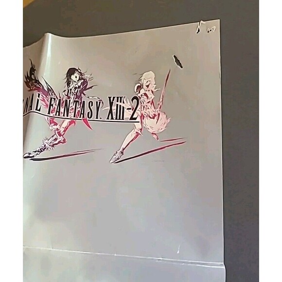 Xbox 360 Final Fantasy XIII-2 Microsoft 2012 Complete w/ Manual & Poster Tested - Picture 8 of 9